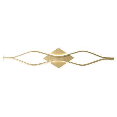 Kinkiet ścienny led Bramis 22W 78cm złoty 4000k