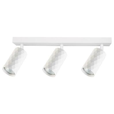 Lampa Kinkiet GU10 LED Glamour ruchomy x3 biały