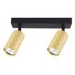  Lampa Kinkiet GU10 LED Glamour ruchomy x2 czarno-złota (1)
