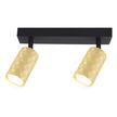  Lampa Kinkiet GU10 LED Glamour ruchomy x2 czarno-złota (2)
