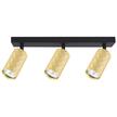 Lampa Kinkiet GU10 LED Glamour ruchomy x3 czarno-złota (2)