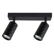 Lampa Kinkiet GU10 LED Glamour ruchomy x2 czarna