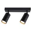 Lampa Kinkiet GU10 LED Glamour ruchomy x2 czarna (2)