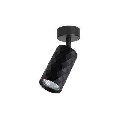 Kinkiet Tuba GU10 LED Glamour ruchomy x1 czarny