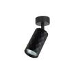 Kinkiet Tuba GU10 LED Glamour ruchomy x1 czarny