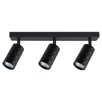 Lampa Kinkiet GU10 LED Glamour ruchomy x3 czarny