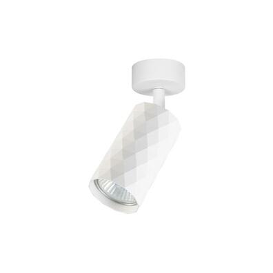 Kinkiet Tuba GU10 LED Glamour ruchomy x1 biały