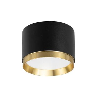 Oprawa natynkowa Halogenowa LED Sufitowa GX53 Lumet okrągła czarany+złot