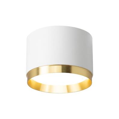  Oprawa natynkowa Halogenowa LED Sufitowa GX53 Lumet okrągła biało+złota