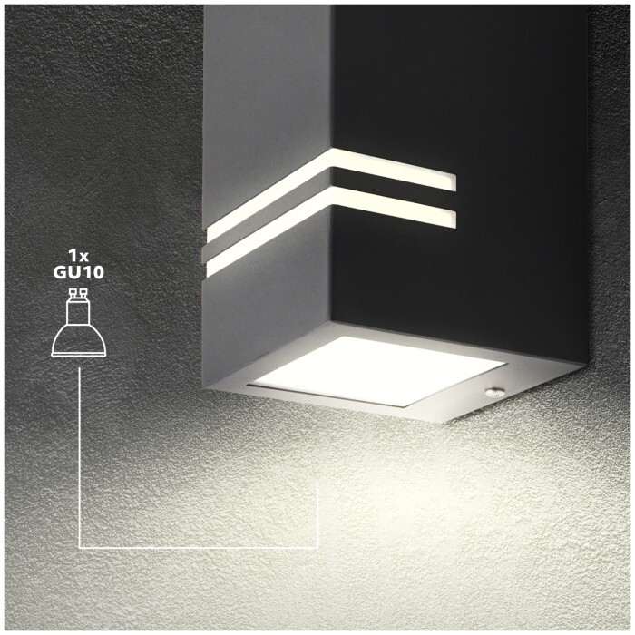 Kinkiet QUAZAR 11 dół lampa elewacyjna zewnętrzna czara (2)