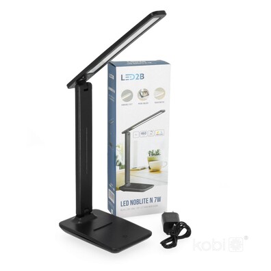 Lampka biurkowa LED NOBLITE N 7W 3CCT czarna 