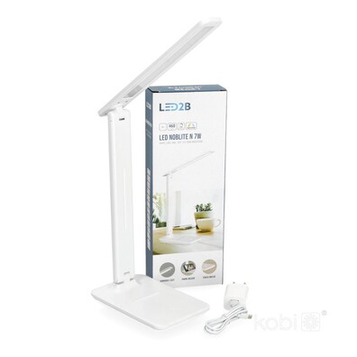  Lampka biurkowa LED NOBLITE N 7W 3CCT biała