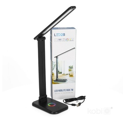 Lampka biurkowa LED NOBLITE RGB 7W 3CCT czarna