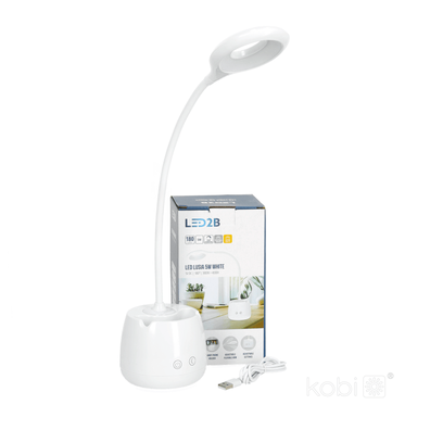 Lampka biurkowa LED LUSIA 5W biała