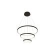 Żyrandol LED Coma 20/40/60cm 77W czarny