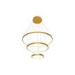 Lampa Żyrandol LED Coma 20/40/60cm 77W złota