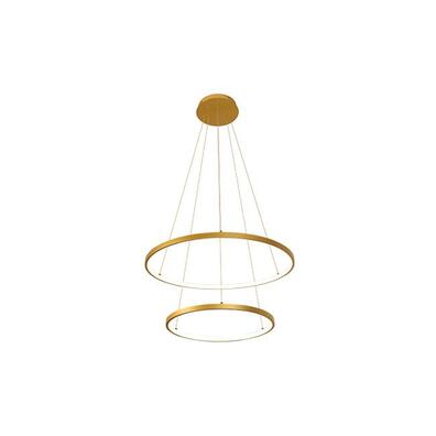 Lampa Żyrandol LED Lynx 40/60cm 64W złota