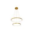 Lampa Żyrandol LED Lynx 40/60cm 64W złota
