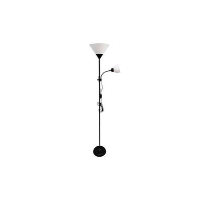 Lampa podłogowa Duos E27 E14 176cm czarna
