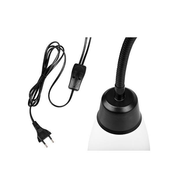 Lampa podłogowa Duos E27 E14 176cm czarna (5)