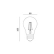 Żarówka filamentowa LED FGS 7W E27 4000K 806lm  Kobi 360 Line (3)