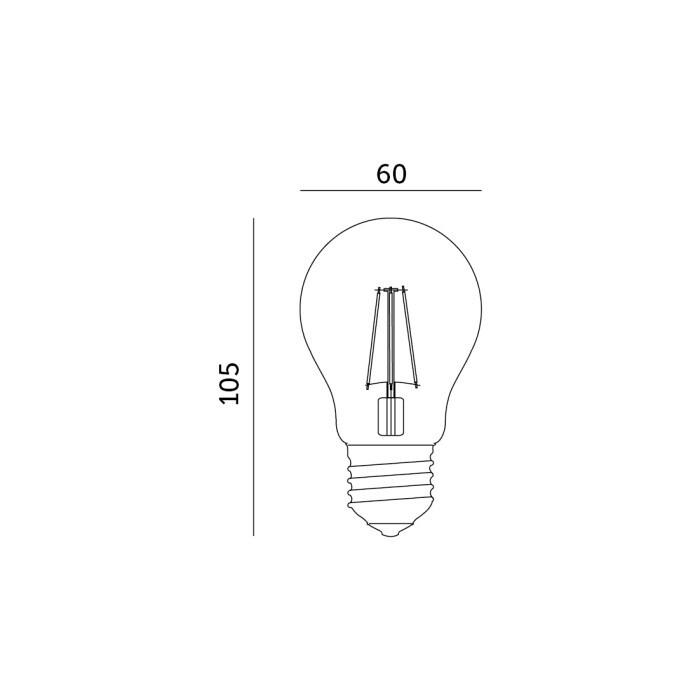 Żarówka filamentowa LED FGS 7W E27 4000K 806lm  Kobi 360 Line (3)
