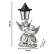Lampa Solarna Anioł Aniołki Lampion Znicz Dekoracja na Cmentasz do Ogrodu 35cm (3)