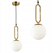 Lampa wisząca E27 Bali 100cm 1 złota kula