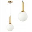 Lampa wisząca E27 Bali 100cm 1 złota kula