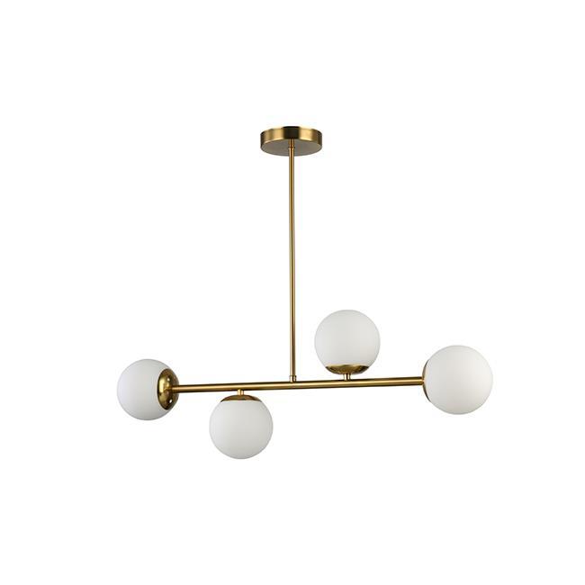 Żyrandol LED E27 Bali-12 75cm x4 złoty