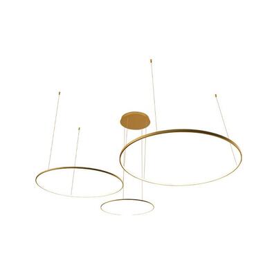  Lampa wisząca Żyrandol RING LED Lynx 40/60cm 64W złota  