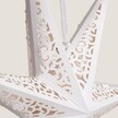  DUŻA GWIAZDA PAPIEROWA ŚWIĄTECZNA AŻUROWA biała 60 cm WITRAŻ 3D WG12 (4)