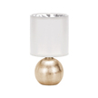 LAMPKA NOCNA STOŁOWA PERLO GOLD WHITE