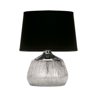 LAMPKA NOCNA STOŁOWA JAGODA CHROME BLACK