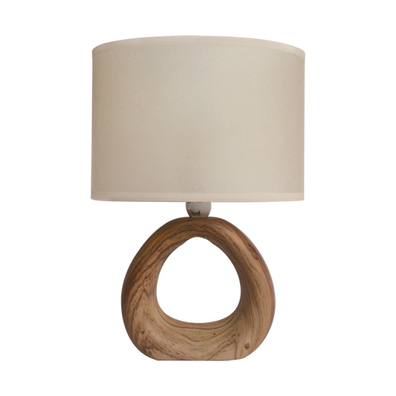 LAMPKA NOCNA STOŁOWA GOLF E14 WALNUT