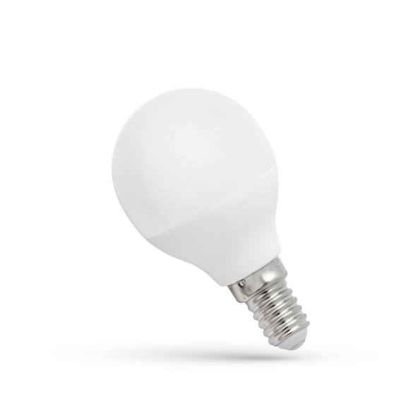 Żarówka Led E14 8W kulka biała zimna, spectrum (1)