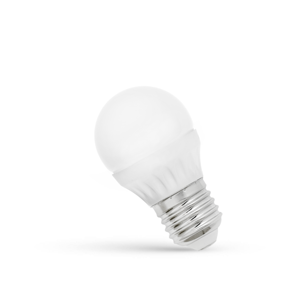 Żarówka Led E27 6W kulka biała ciepła, spectrum (2)