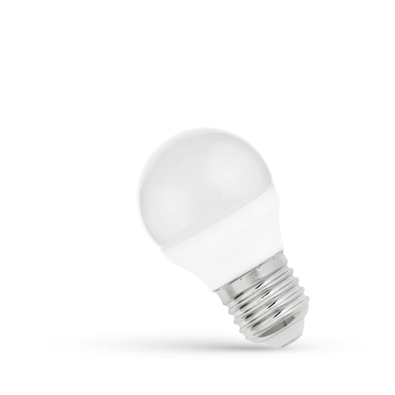 Żarówka Led E27 6W kulka biała neutralna, spectrum