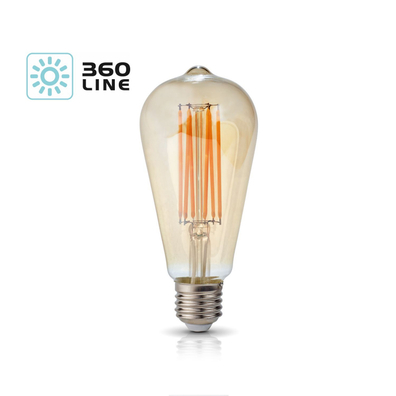 Żarówka Dekoracyjna Led E27 7W ciepła KOBI 800lm