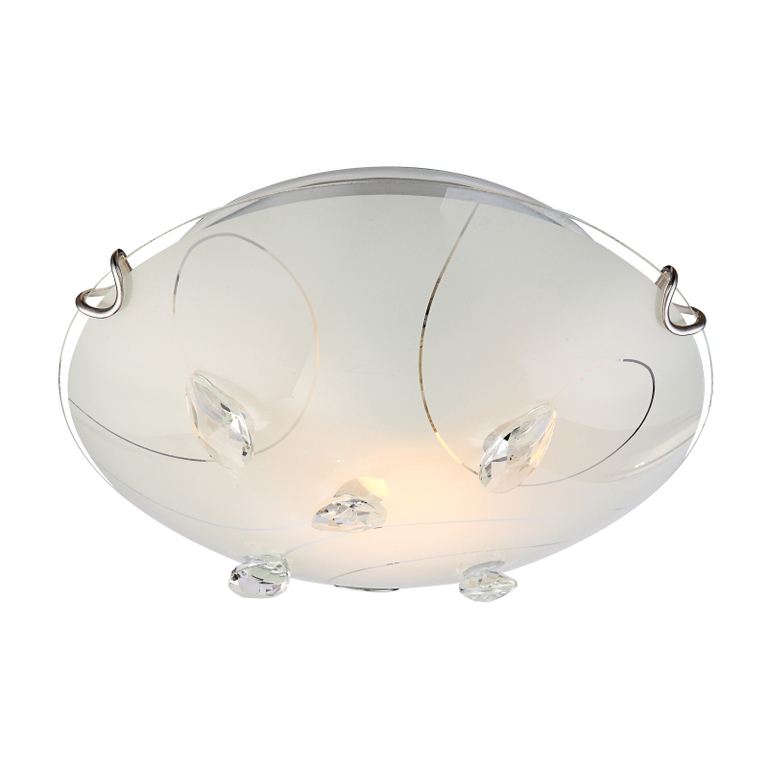 Plafon GLOBO kryształki ALIVIA 40414-1 1xE27 (1)