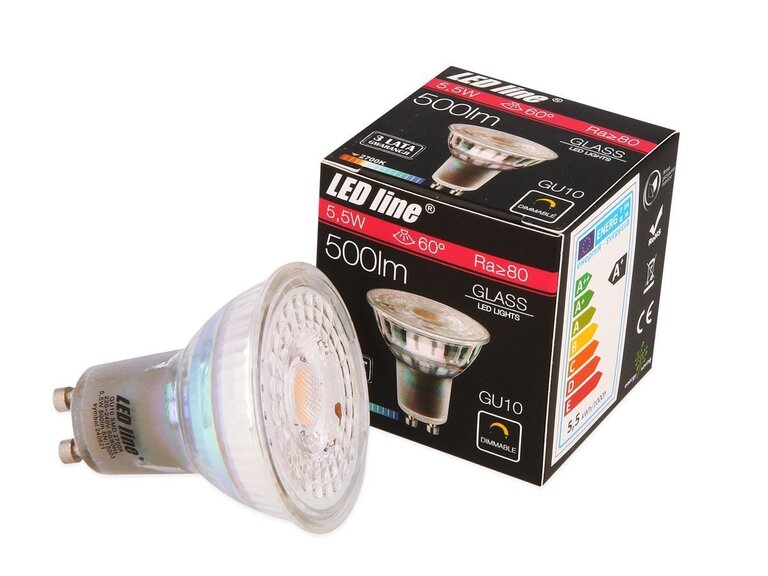 Żarówka LED line GU10 5,5W 500lm 2700K ściemnialna