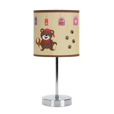 LAMPKA NOCNA STOŁOWA NUKA E14 BROWN 