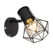 Kinkiet nowoczesny PRISKA GLOBO 54017-1 czarny