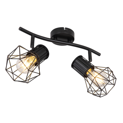 LAMPA SPOT LISTWA PRISKA GLOBO 54017-2 czarny