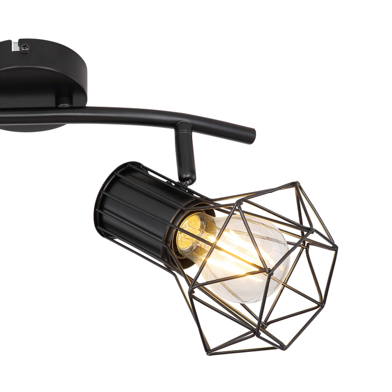LAMPA SPOT LISTWA PRISKA GLOBO 54017-2 czarny (5)