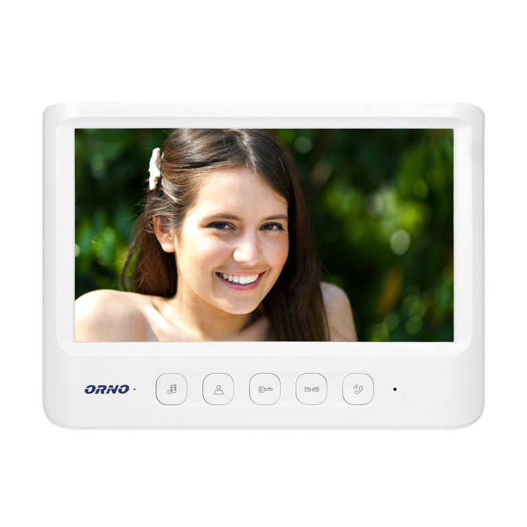 Zestaw wideodomofonowy, bezsłuchawkowy kolor LCD 7 OR-VID-MC-1059/W (3)