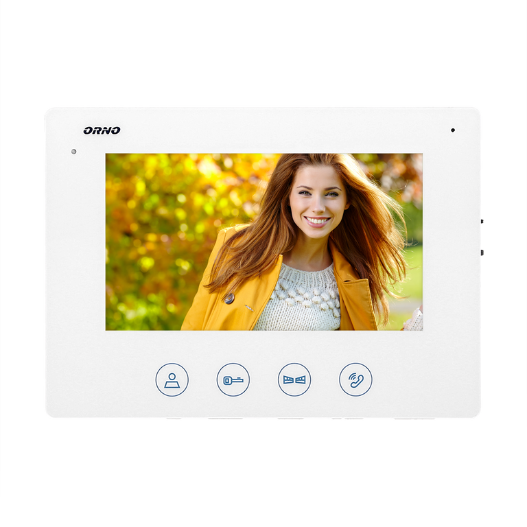 Zestaw wideodomofonowy bezsłuchawkowy, kolor LCD 7 OR-VID-ME-1056/W (3)