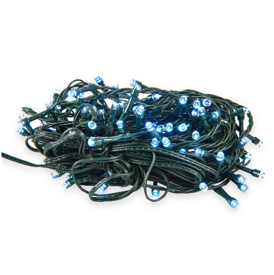 Lampki choinkowe LED z programatorem IP44 BIAŁE 6W