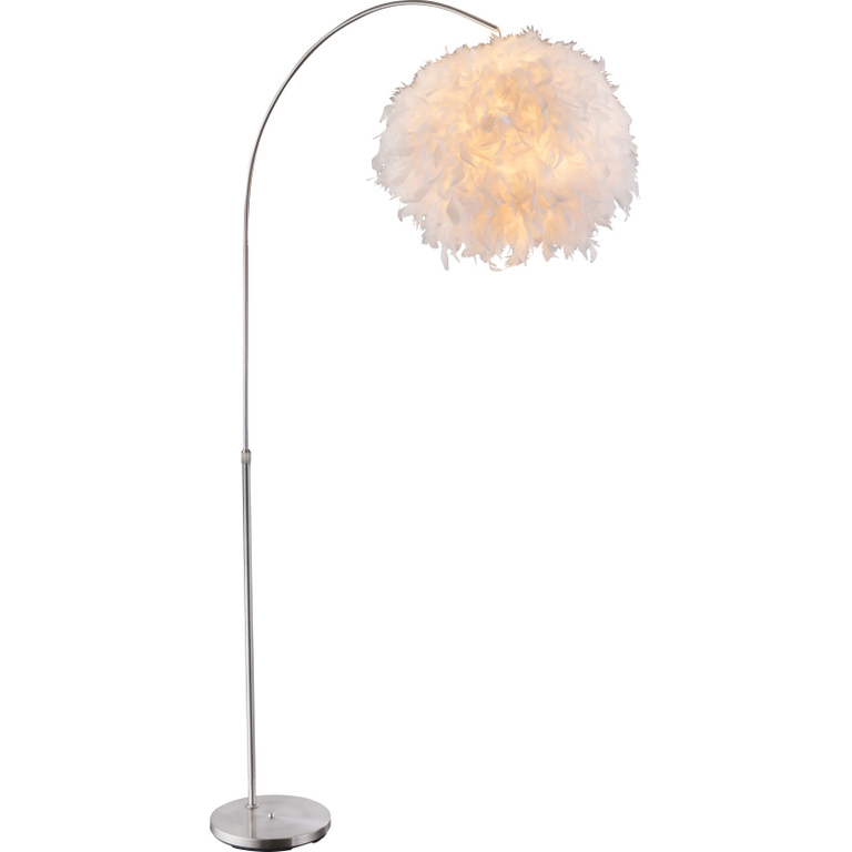 LAMPA Stojąca 15057S Globo KULA piórka (3)