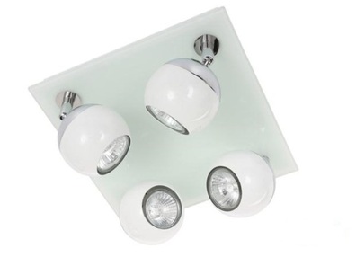 Lampa spot MATT 4 biała